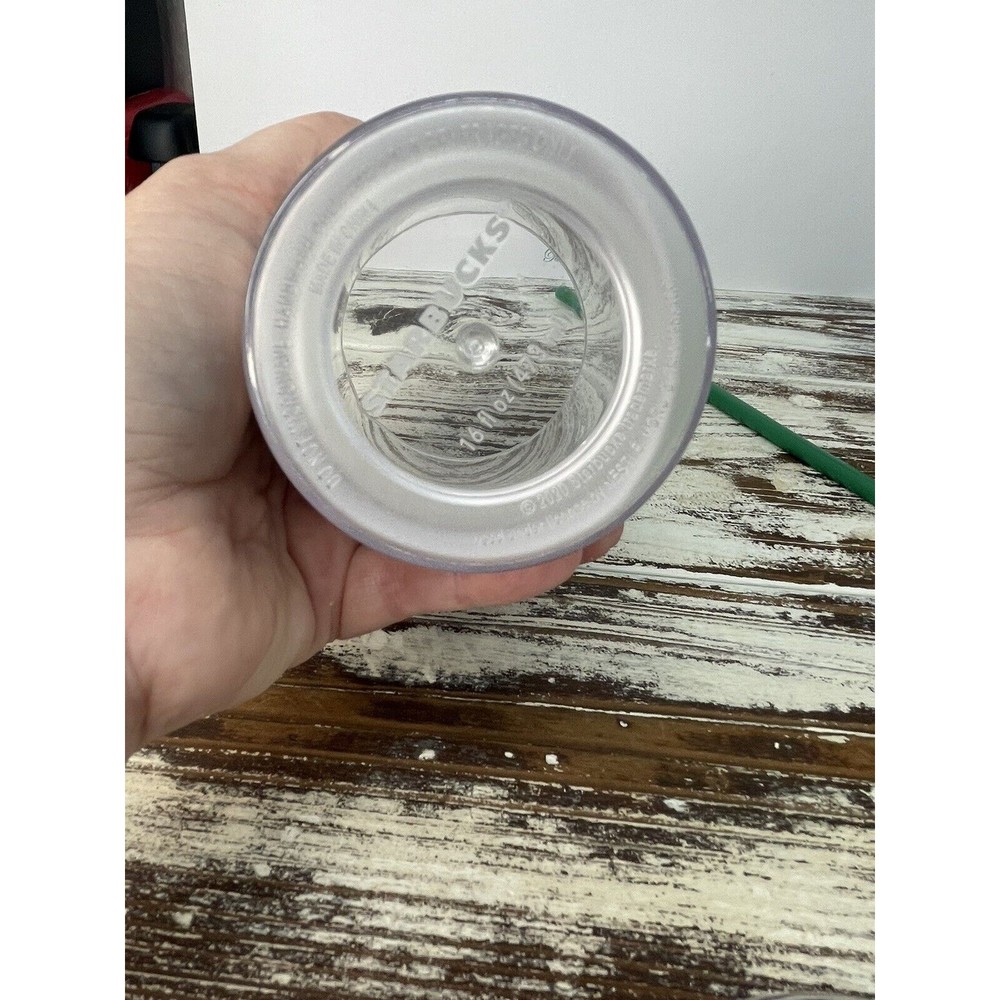 Starbucks 2020 Acrylic Iridescent Silver Rainbow Cold Cup Mermaid Tumbler 16 oz - Picture 8 of 9